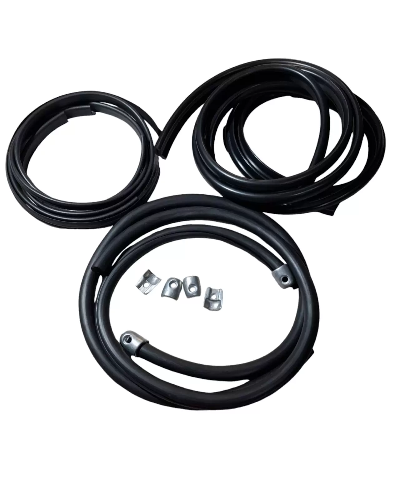 Borrachas de Acabamento do escudo e nariz e paralama Lambretta Li